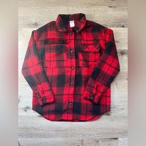 Cute, red and black women’s flannel